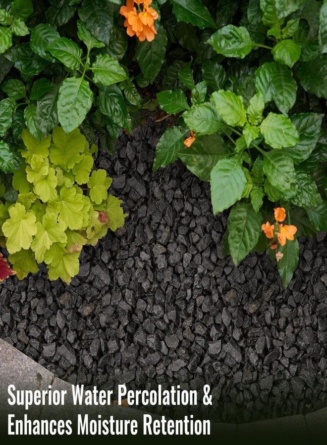 NUPICK 10 Pound Gravel Rocks, 0.5-0.7 Inches Polished Pebbles for Plants, Fish Tank, Clear Vase and More, Natural Black Stones - Image 5